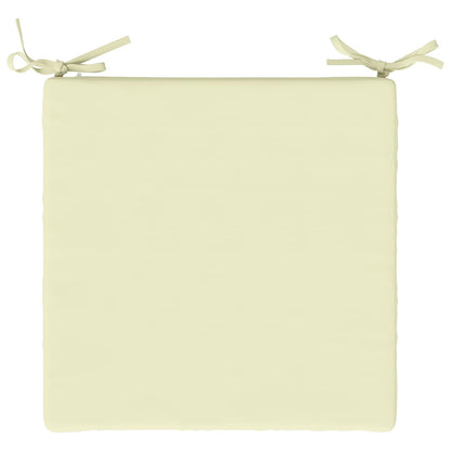 4-Piece Seat Cushions SOEST 4 pcs 100% Polyester Cream