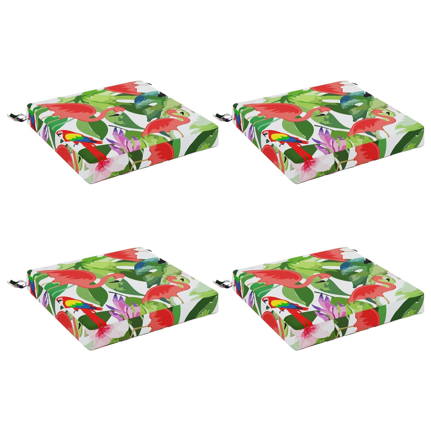 4-Piece Seat Cushions SOEST 4 pcs 100% Polyester Multicolour