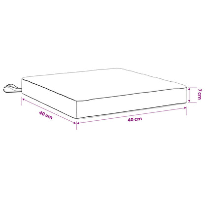 4-Piece Seat Cushions SOEST 4 pcs 100% Polyester Multicolour