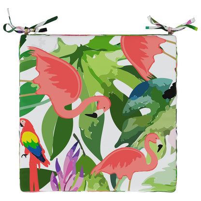 4-Piece Seat Cushions SOEST 4 pcs 100% Polyester Multicolour