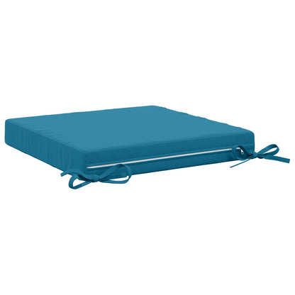 4-Piece Seat Cushions SOEST 4 pcs 100% Polyester Light Blue