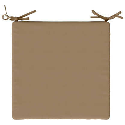 4-Piece Seat Cushions SOEST 4 pcs 100% Polyester Taupe