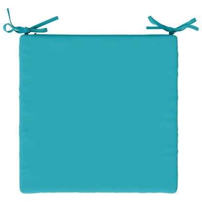 4-Piece Seat Cushions SOEST 4 pcs 100% Polyester Turquoise