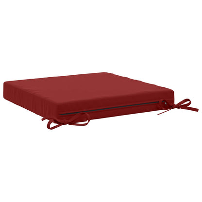 4-Piece Seat Cushions SOEST 4 pcs 100% Polyester Wine Red