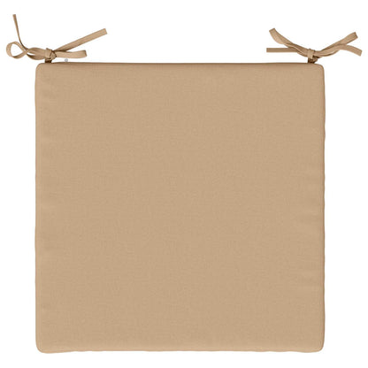 4-Piece Seat Cushions SOEST 4 pcs 100% Polyester Sand