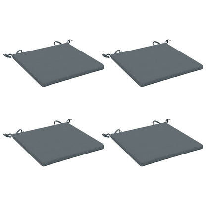 4-Piece Seat Cushions SOEST 4 pcs 100% Polyester Blue