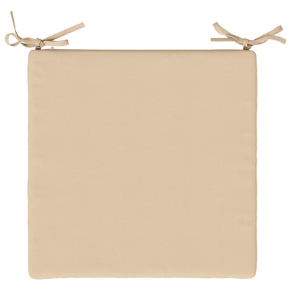 4-Piece Seat Cushions SOEST 4 pcs 100% Polyester Cream