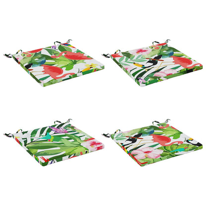 4-Piece Seat Cushions SOEST 4 pcs 100% Polyester Multicolour