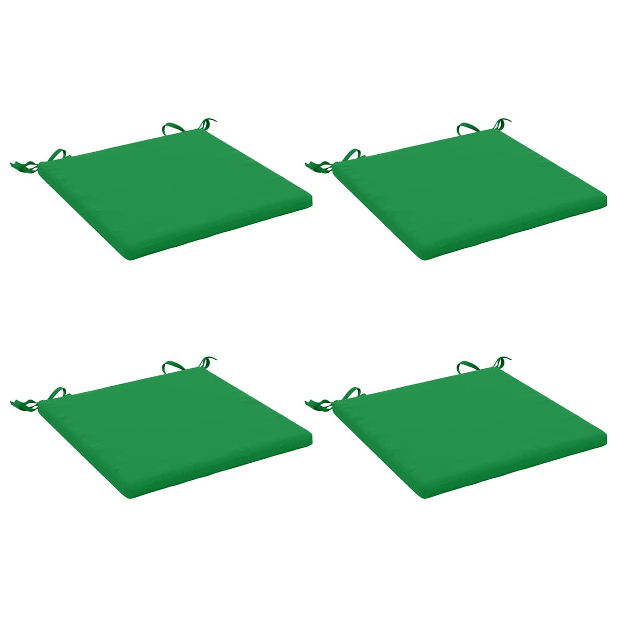 4-Piece Seat Cushions SOEST 4 pcs 100% Polyester Green