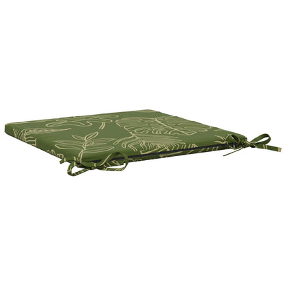 4-Piece Seat Cushions SOEST 4 pcs 100% Polyester Leaf Design