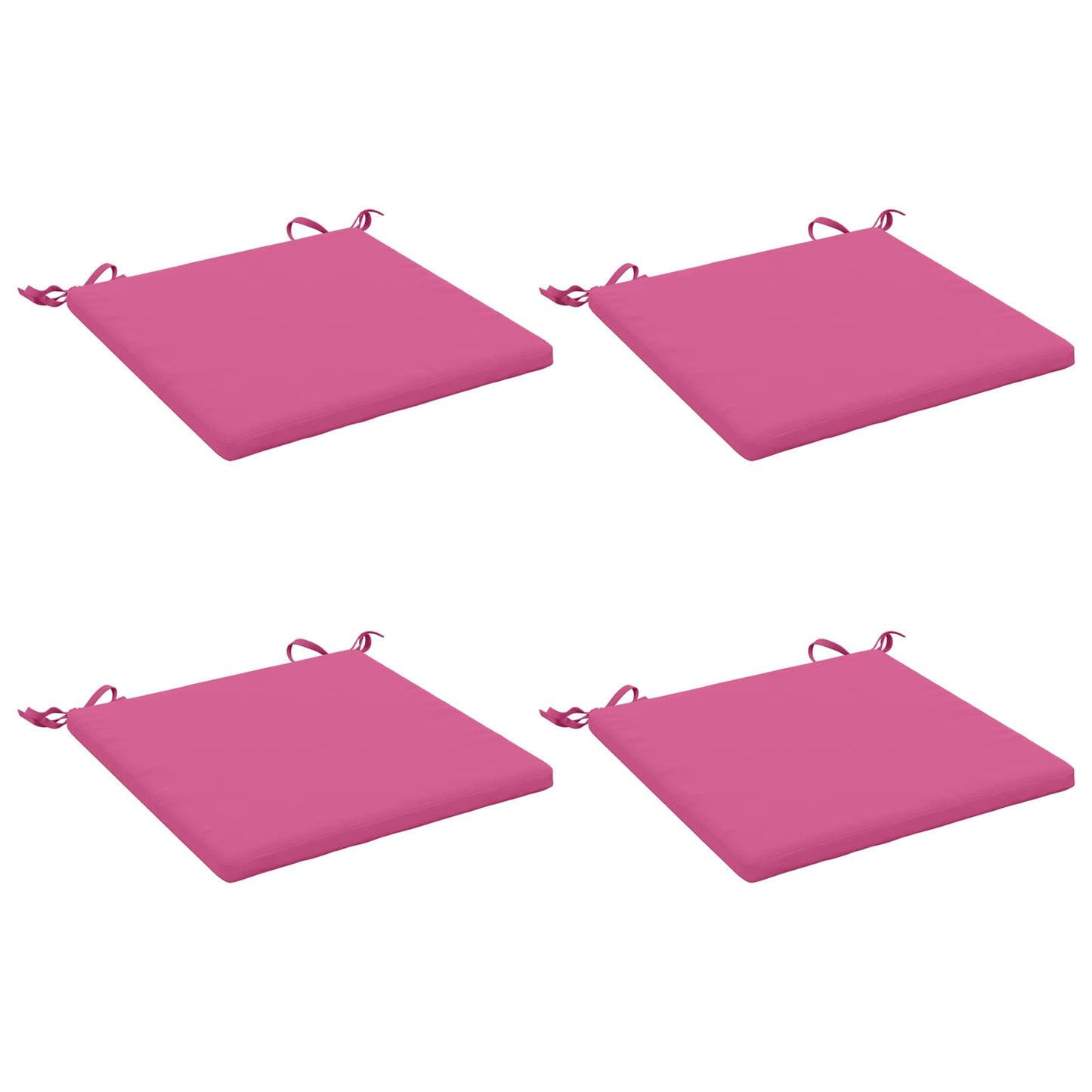 4-Piece Seat Cushions SOEST 4 pcs 100% Polyester Pink