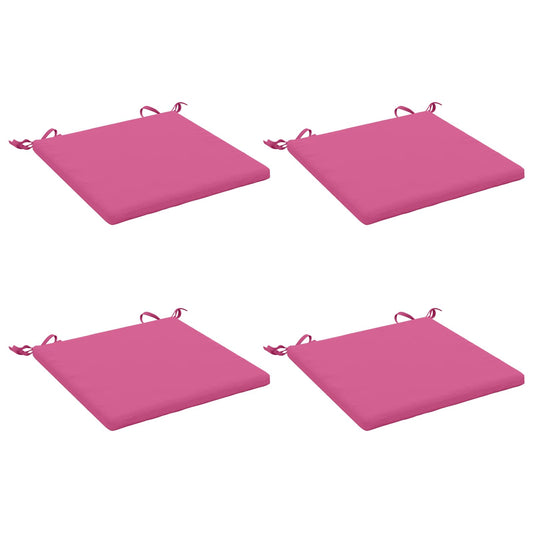 4-Piece Seat Cushions SOEST 4 pcs 100% Polyester Pink