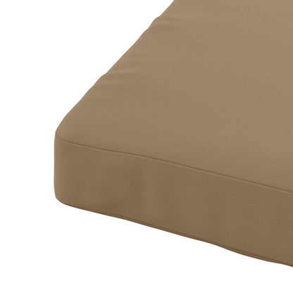 4-Piece Seat Cushions SOEST 4 pcs 100% Polyester Taupe