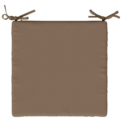 4-Piece Seat Cushions SOEST 4 pcs 100% Polyester Taupe
