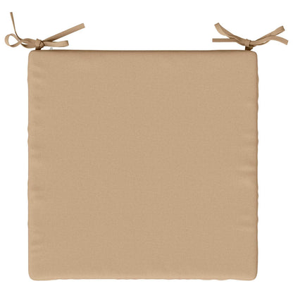 4-Piece Seat Cushions SOEST 4 pcs 100% Polyester Sand