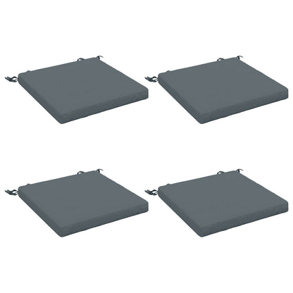 4-Piece Seat Cushions SOEST 4 pcs 100% Polyester Blue