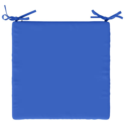 4-Piece Seat Cushions SOEST 4 pcs 100% Polyester Royal Blue