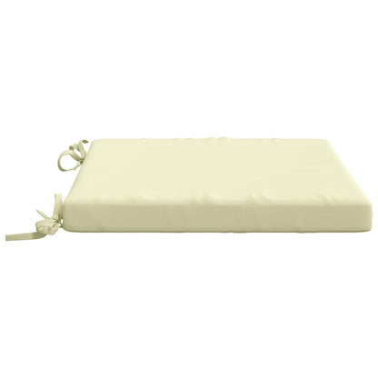 4-Piece Seat Cushions SOEST 4 pcs 100% Polyester Cream