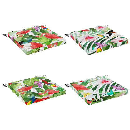 4-Piece Seat Cushions SOEST 4 pcs 100% Polyester Multicolour