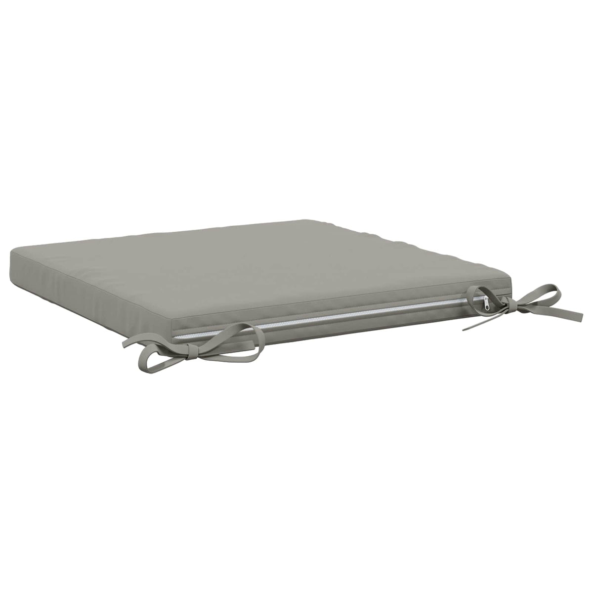 4-Piece Seat Cushions SOEST 4 pcs 100% Polyester Grey