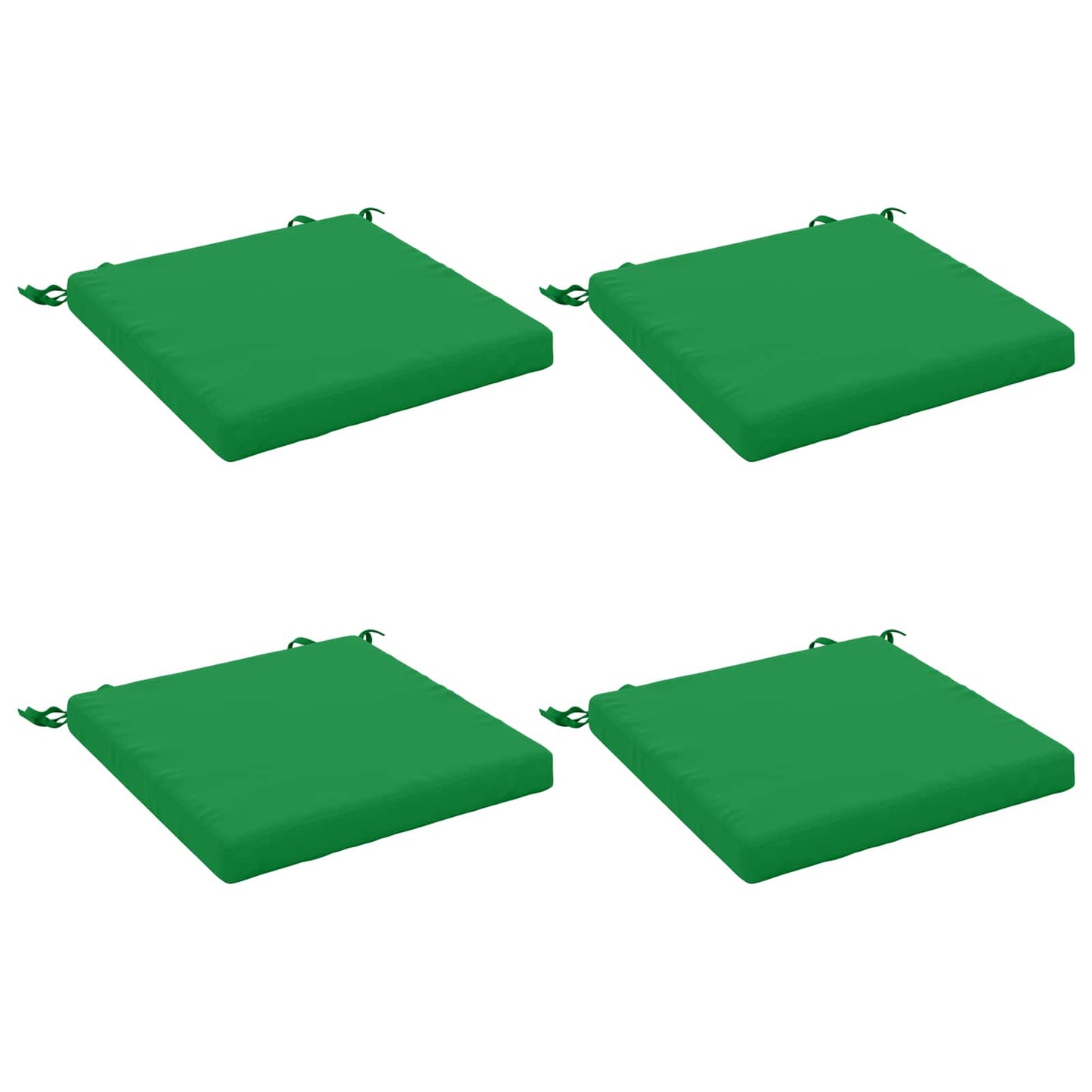 4-Piece Seat Cushions SOEST 4 pcs 100% Polyester Green