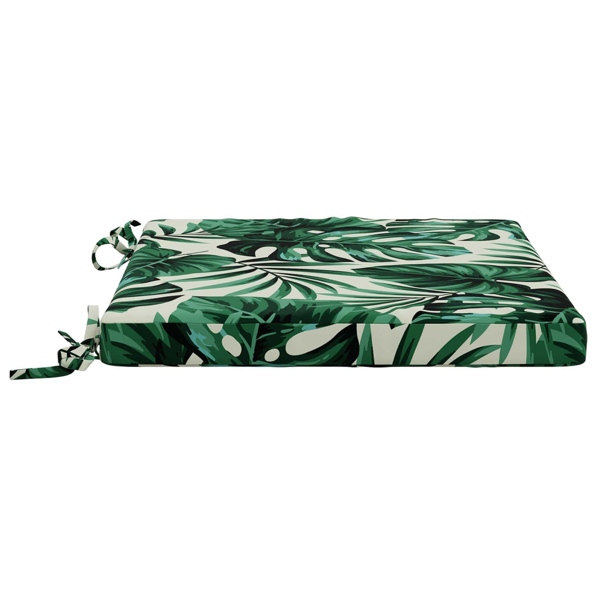 4-Piece Seat Cushions SOEST 4 pcs 100% Polyester Leaf Pattern