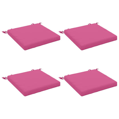 4-Piece Seat Cushions SOEST 4 pcs 100% Polyester Pink