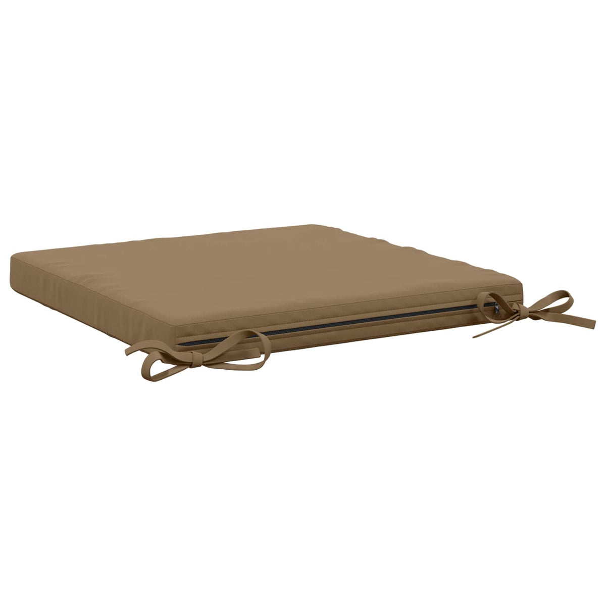 4-Piece Seat Cushions SOEST 4 pcs 100% Polyester Taupe