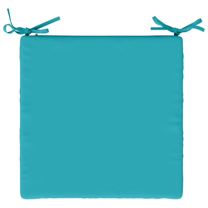4-Piece Seat Cushions SOEST 4 pcs 100% Polyester Turquoise