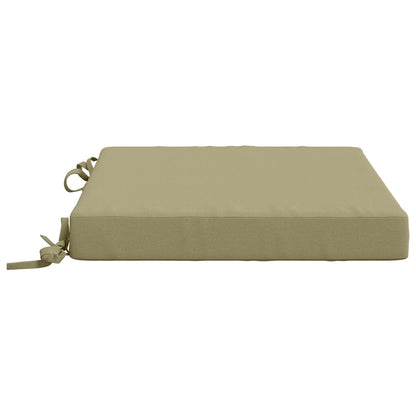 4-Piece Seat Cushions SOEST 4 pcs 100% Polyester Light Green