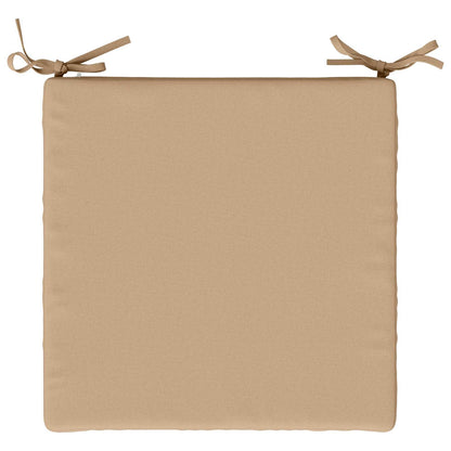 4-Piece Seat Cushions SOEST 4 pcs 100% Polyester Sand