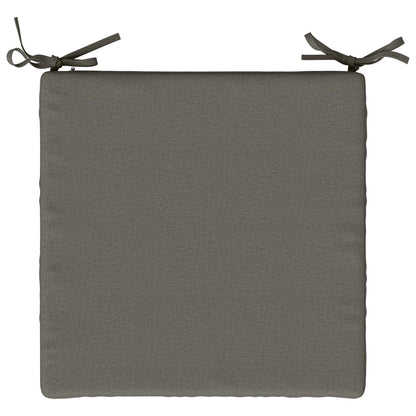 4-Piece Seat Cushions SOEST 4 pcs 100% Polyester Grey
