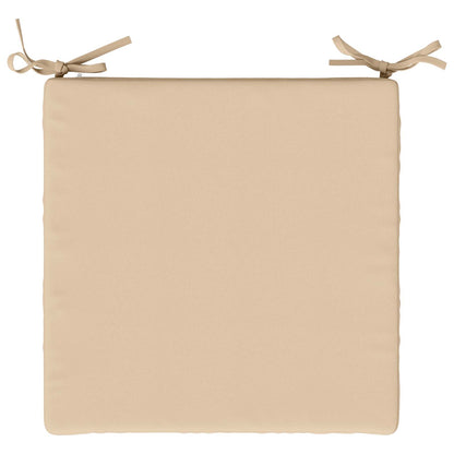 4-Piece Seat Cushions SOEST 4 pcs 100% Polyester Cream