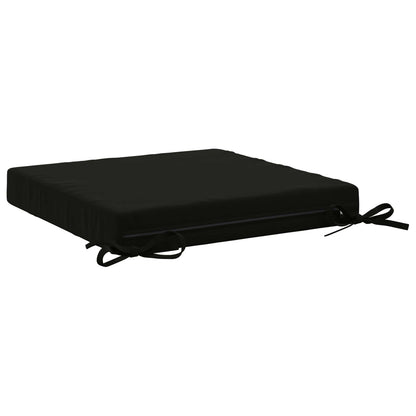 4-Piece Seat Cushions SOEST 4 pcs 100% Polyester Black
