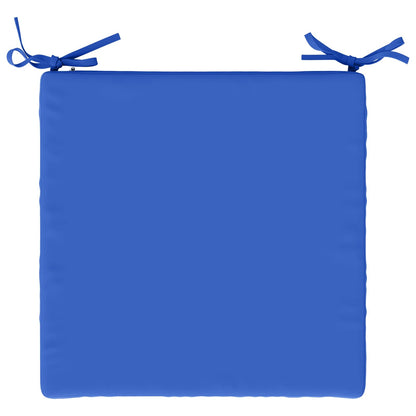 4-Piece Seat Cushions SOEST 4 pcs 100% Polyester Royal Blue