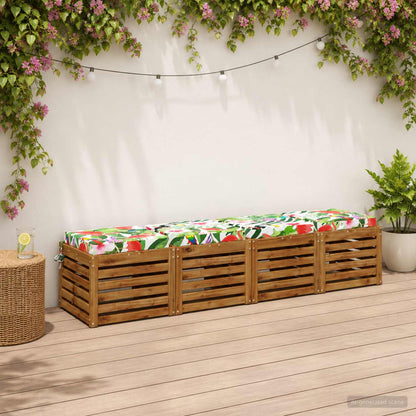 4-Piece Seat Cushions SOEST 4 pcs 100% Polyester Multicolour