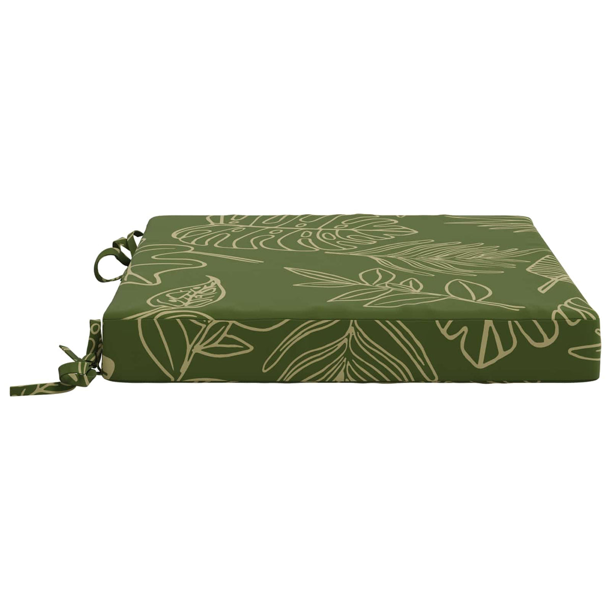 4-Piece Seat Cushions SOEST 4 pcs 100% Polyester Leaf Design