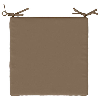 4-Piece Seat Cushions SOEST 4 pcs 100% Polyester Taupe