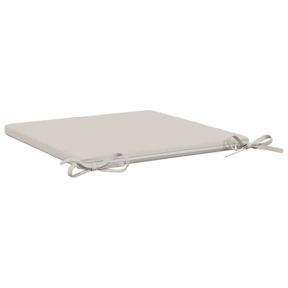 4-Piece Seat Cushions SOEST 4 pcs 100% Polyester White