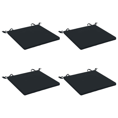4-Piece Seat Cushions SOEST 4 pcs 100% Polyester Dark Blue
