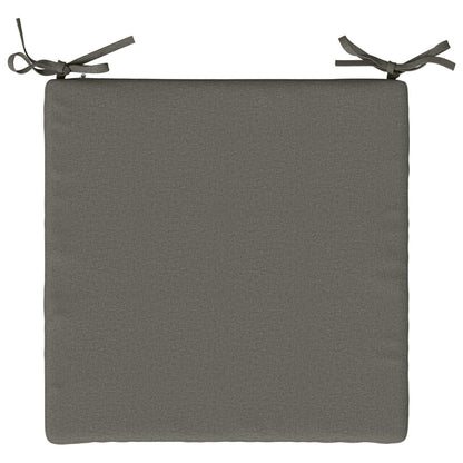 4-Piece Seat Cushions SOEST 4 pcs 100% Polyester Grey