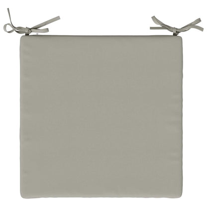 4-Piece Seat Cushions SOEST 4 pcs 100% Polyester Grey