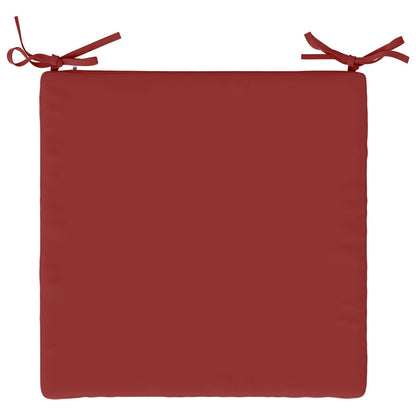4-Piece Seat Cushions SOEST 4 pcs 100% Polyester Wine Red