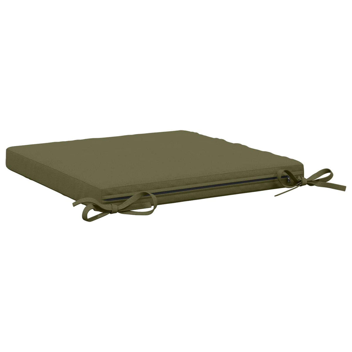 4-Piece Seat Cushions SOEST 4 pcs 100% Polyester Olive Green