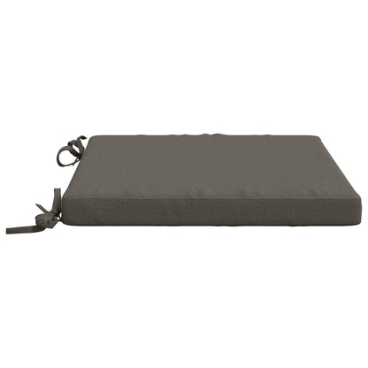 4-Piece Seat Cushions SOEST 4 pcs 100% Polyester Grey