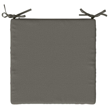 4-Piece Seat Cushions SOEST 4 pcs 100% Polyester Grey