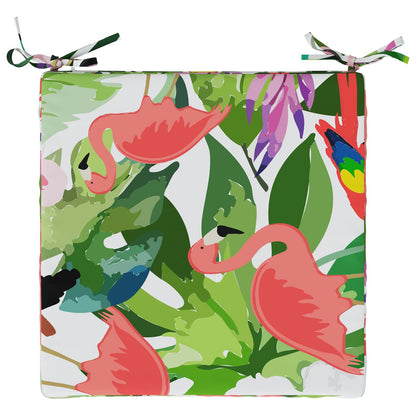 4-Piece Seat Cushions SOEST 4 pcs 100% Polyester Multicolour