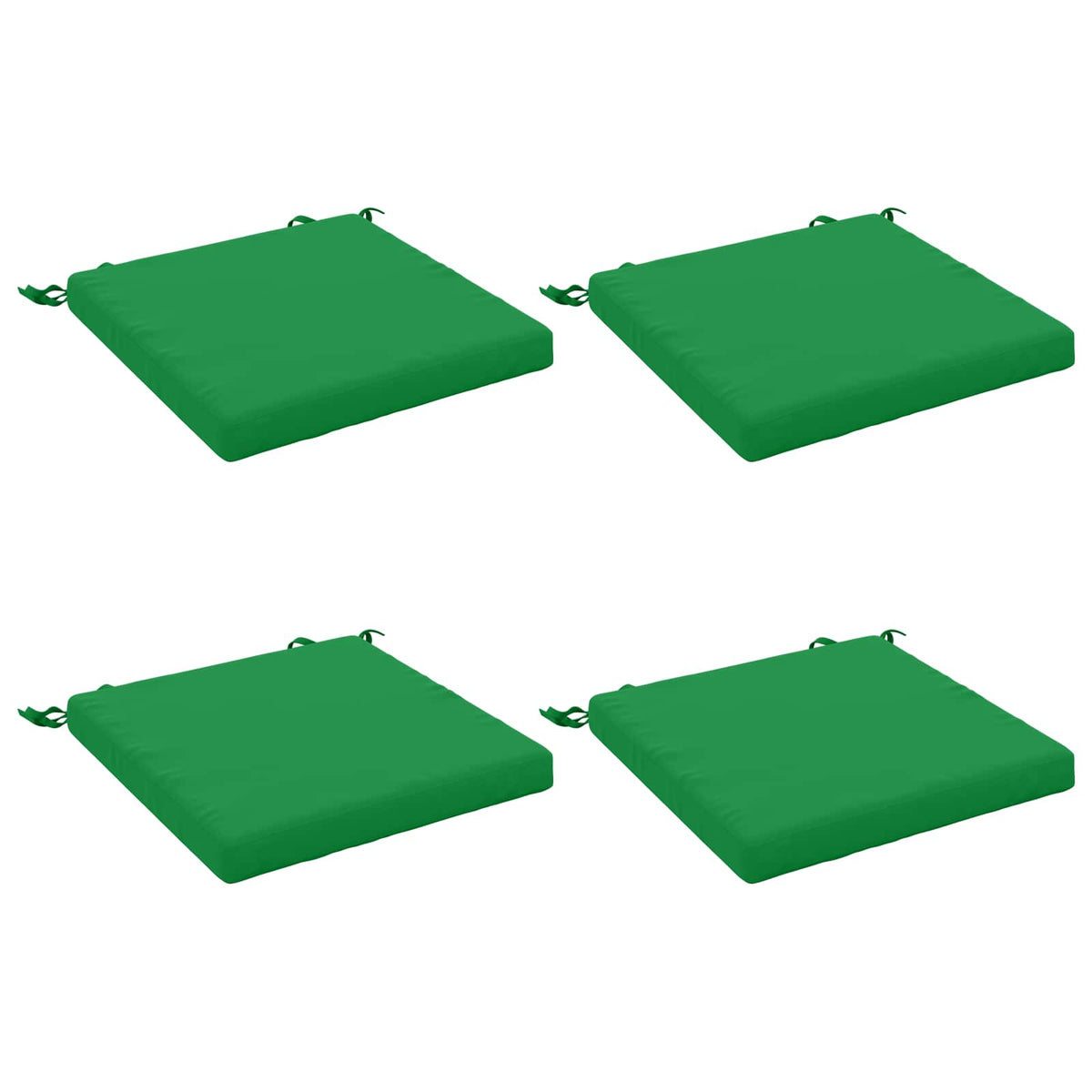 4-Piece Seat Cushions SOEST 4 pcs 100% Polyester Green