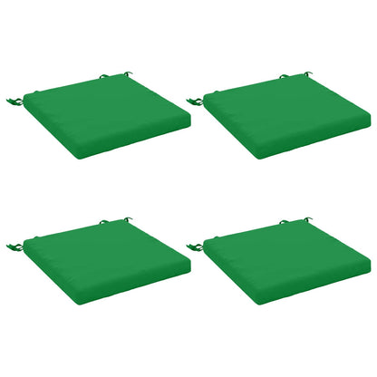 4-Piece Seat Cushions SOEST 4 pcs 100% Polyester Green
