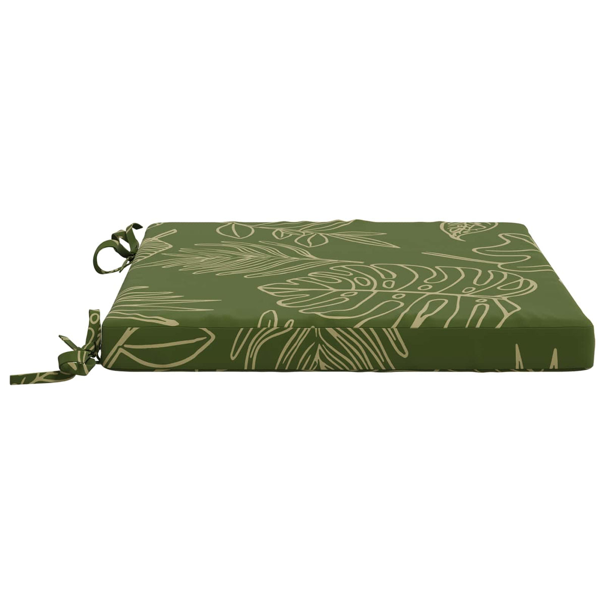 4-Piece Seat Cushions SOEST 4 pcs 100% Polyester Leaf Design